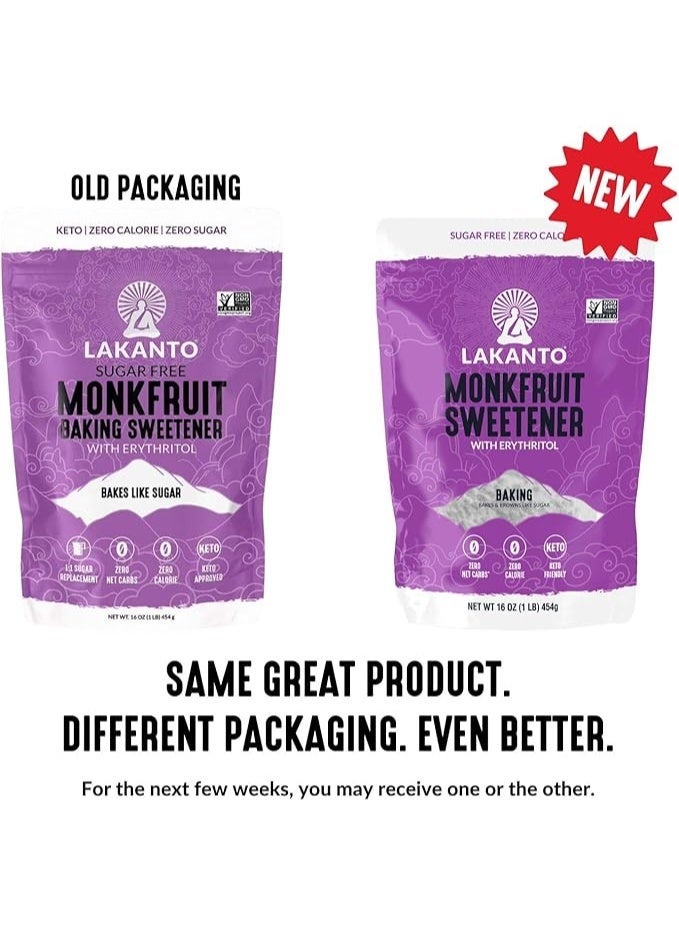 LAKANTO Lacanto, Monk Fruit Baked Goodness Sweetener with Erythritol, 16 oz (454 g) - Image 2
